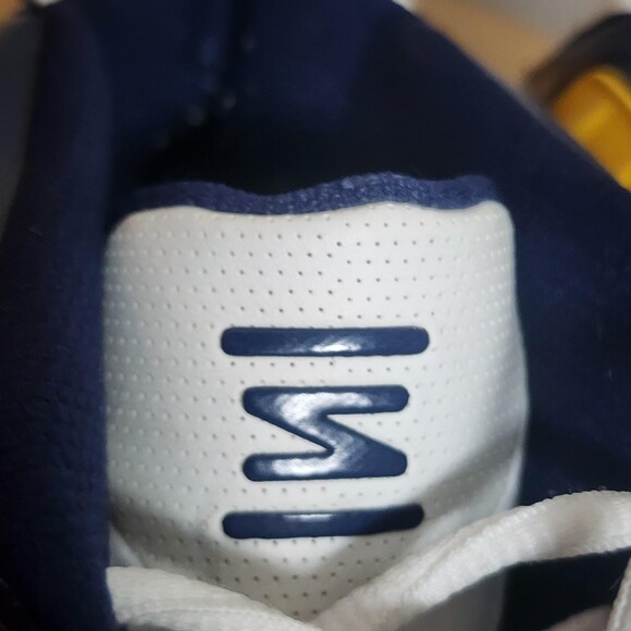 Vintage Nike Shox Flight Shoes Mens 8.5 White Yellow Navy 311240-141 2005 main image 5